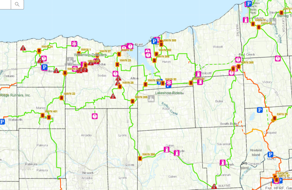 lakeshore bike trail map